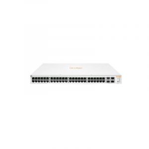Hpe aruba instant on 1930 48g class4 poe switch gestito 48 x 10/100/1000 (poe) + 4 x 1 gigabit / 10 gigabit sfp+ poe 370 w montabile a rack