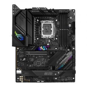 Asus rog strix b760-f gaming wifi scheda madre intel b760 lga 1700 atx, ddr5, pcie 5.0 x16, 3 slot pcie 4.0 m.2, wifi 6e, 2.5g ethernet, usb 3.2 gen 2×2 type-c, aemp ii, aura sync rgb