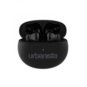 Urbanista austin auricolari wireless bluetooth controlli touch usb-c custodia di ricarica nero notte