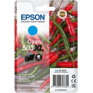 Epson 503xl cartuccia d`inchiostro originale resa elevata ciano