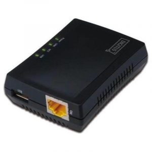 Digitus network print server multifunzione usb 2.0 – rete rj45