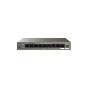 Tenda teg1110pf-8-102w switch gestito 8 porte gigbit ethernet 10/100/1000 poe + 1 sfp