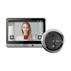 Ezviz dp2c spioncino digitale 1080p video spioncino senza fili con monitor 4,3 pollici suoneria campanello integrata ip visione notturna rilevamento movimento pir audio bidirezionale grande angolo