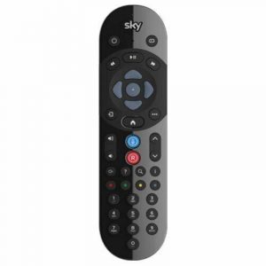 Sky q-voice telecomando per decoder my-sky funzione controllo vocale e bluetooth nero