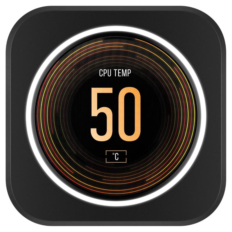 Corsair icue elite kit di aggiornamento del display lcd del dispositivo di raffreddamento della cpu corsair icue elite nero