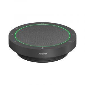 Jabra speak2 55 ms vivavoce a mani libere bluetooth 5.1 senza fili, cablato usb-c, usb-a certificato per i team microsoft, microsoft swift pair certified grigio scuro