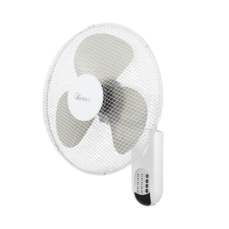 Ardes ar5w40rw ventilatore da parete 40cm oscillazione automatica 3 velocita` telecomando e timer 50w