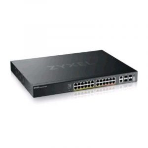 Zyxel xgs2220-30hp switch poe a 24 porte gbe l3 access con 6 uplink 10g 400w