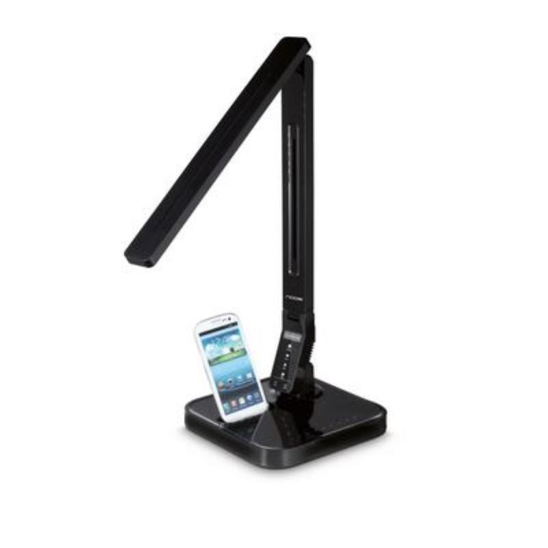 Nodis nt-l12 lampada da tavolo led 11w + docking station android black
