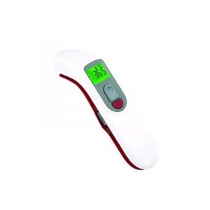 Gi.ma termometro digitale frontale a infrarossi bianco/rosso