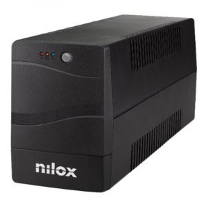 Nilox ups premium line interactive 2000 va 1.400 w 6 spine iec c13 di cui 2 protette da sovratensioni