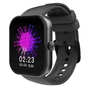 Hifuture smartwatch futurefit ultra2 - orologio intelligente bluetooth bt5.2, schermo full hd da 1,85 pollici, corpo in lega di grado aerospaziale e cinturino in silicone unisex nero