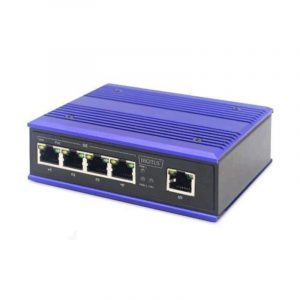 Digitus by assmann dn-651120 switch di rete poe 5xporte rj-45 gigabit 10/100/1000 nero blu