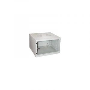 Link lk1906uph armadio rack 19 6 unita da muro per reti 380x600 x450mm colore grigio porta vetro