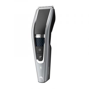Philips hc5650/15 series 5000 tagliacapelli a batteria lunghezza taglio 0.5/28 mm lame autoaffilanti nero argento