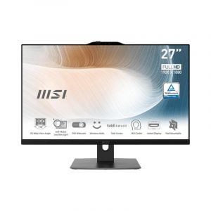 Msi modern am272p 12m-021eu all in one 27 i5-1240p 3.3ghz ram 8gb-ssd 512gb m.2 nvme-wi-fi 6e-win 11 prof black (9s6-af8211-408)