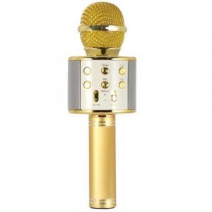 Xtreme 27837k microfono con speaker integrato bluetooth portatile hollywood gold