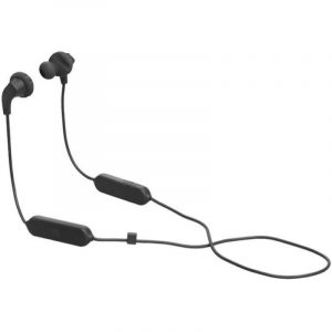 Jbl endurance run 2 auricolari wireless in-ear cuffie magnetiche a prova di sudore per attivita` sportiva tecnologia fliphook waterproof ipx5 fino a 10 h di autonomia nero