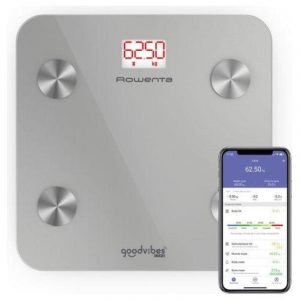Rowenta bilancia pesapersone da bagno argento