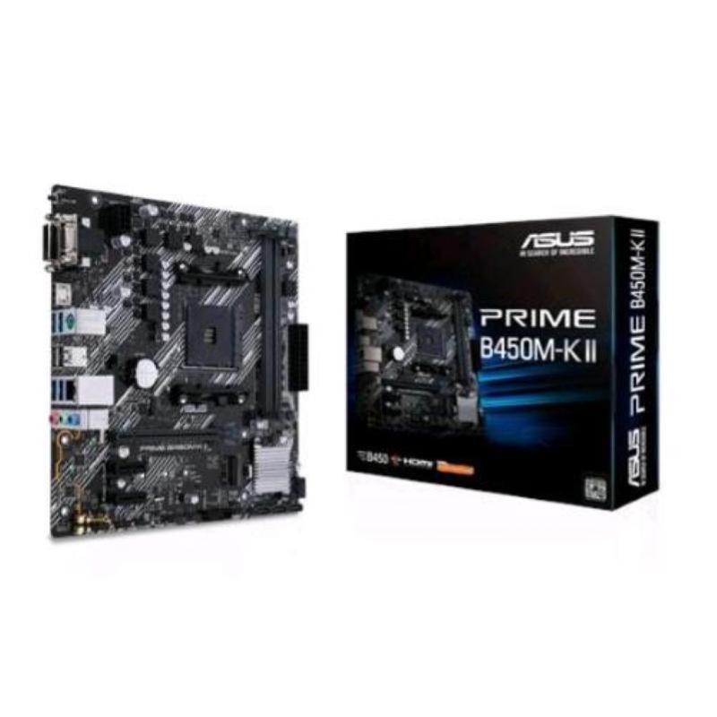Asus prime b450m-k ii scheda madre form micro atx chipset amd b450 socket am4