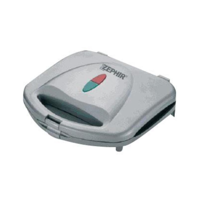 Zephir zhc655 bistecchiera elettrica 2000w piastre antiaderenti termostato regolabile 11.8x32.6x33.6 cm nero silver