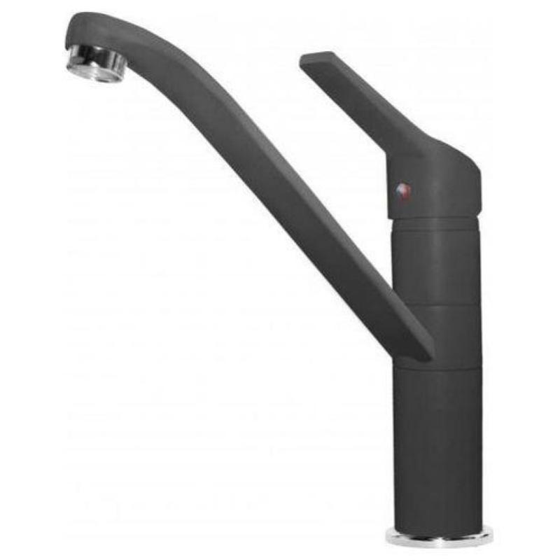 Elleci mgktes59 teseo miscelatore monocomando con canna girevole classic antracite 55