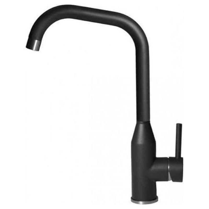 Elleci mkkdor86 dora miscelatore monocomando con canna girevole modern nero 86