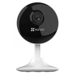 Ezviz c1c-b telecamera smart home di sicureza ip wi-fi per interno full hd visione notturna rilevamento del movimento slot per micro sd white