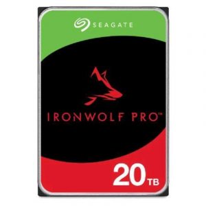 Seagate ironwolf pro hdd interno per nas 20.000gb interfaccia sata formato 3.5 7.200 rpm