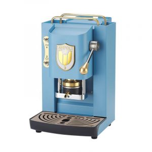 Faber pro deluxe napoli macchina per caffe` a cialde 44 mm pressacialda in ottone regolabile turchese