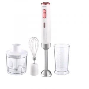 Sencor shb_9000wh frullatore ad immersione a batteria contenitore 500 ml 2 velocita` con accessori bianco