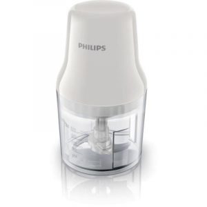 Philips hr1393-00 daily collection tritatutto easy press 450 w 0,7lt trasparente-bianco