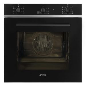 Smeg sf64m3tb forno da incasso multifunzione elettrico termoventilato 70 litri nero sistema di pulizia vapor clean classe a