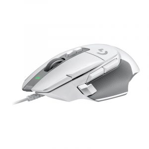 Logitech g g502 x mouse gaming cablato switch principali ottico-meccanici ibridi lightforce sensore per gaming hero 25.000 dpi compatibile con pc – macos/windows bianco