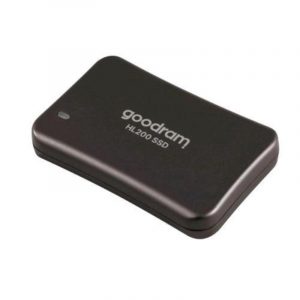 Goodram hl200 ssd 1.000gb usb-c 3.2 esterno portatile velocita di lettura 520 mb/s velocita di scrittura 500 mb/s grigio