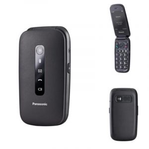 Panasonic kx-tu550exb 4g senior phone 2,8 clamshell fotocamera 1.2mpx 300 ore standby 4g lte italia black