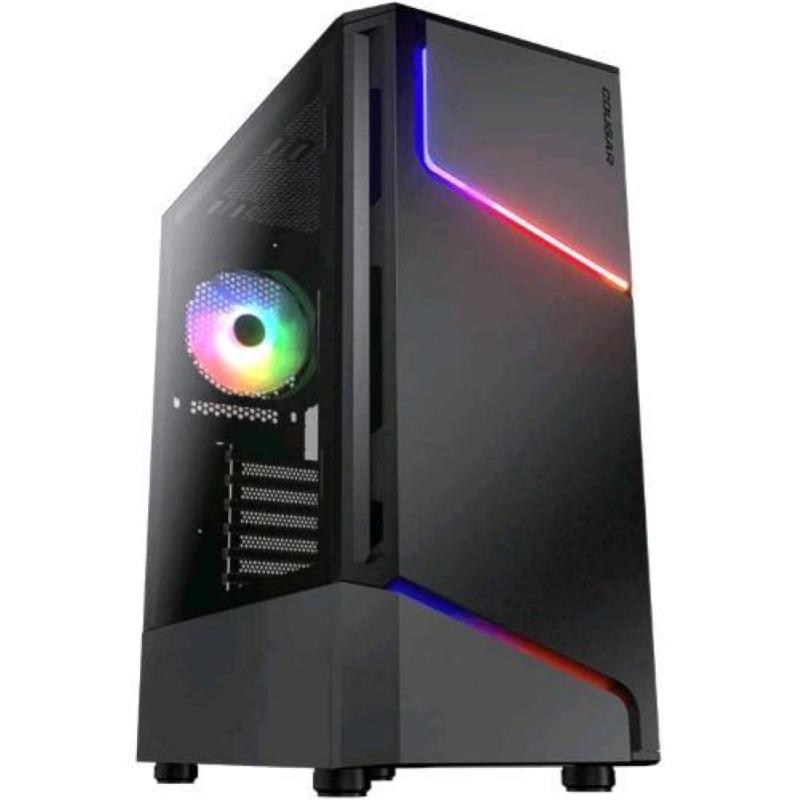 Cougar mx360 rgb midi tower gaming atx, micro atx, mini-atx, multi ventole nero