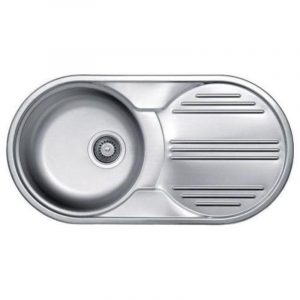 Elleci lix830sacrd special round 830 lavello inox 1 vasca 83 cm satinato