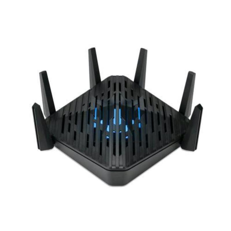 Acer predator connect w6d router wireless tri-band wi-fi 6e 5 porte lan rj-45 gigabit ethernet black