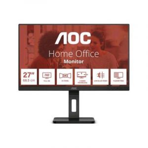 Aoc 27e3qaf 27 led full hd ips 1000:1 4 ms 75hz altoparlanti 18 w hub usb hdmi vga displayport