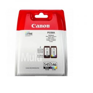 Canon multipack pg-545 + cl-546 cartuccia inkjet nero + tricromia