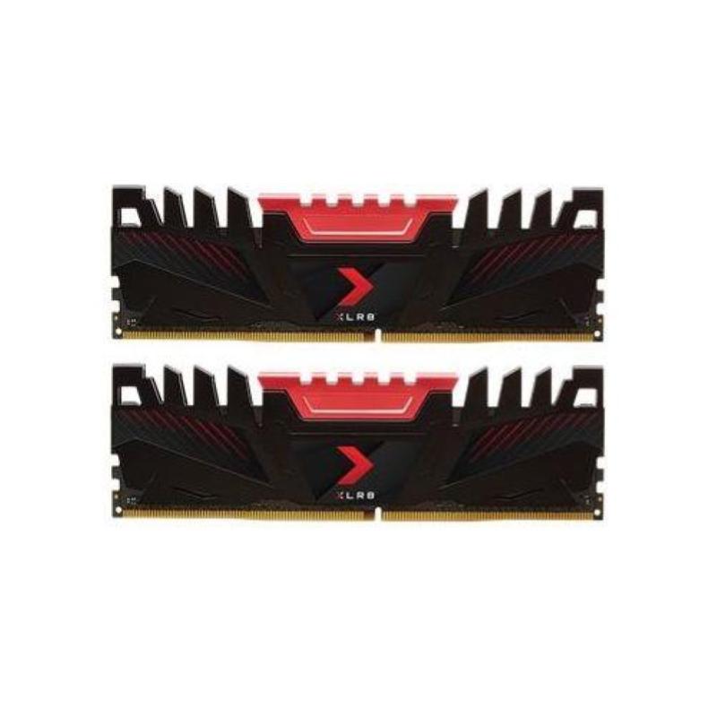 Pny kit di memorie ram dimm xlr8 gaming ddr4 2666 mhz 16gb (2x8gb)