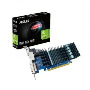 Asus nvidia geforce gt 730 scheda grafica pcie 2.0, memoria ddr3 2 gb, raffreddamento passivo, auto-extreme, gpu tweak ii, grigio
