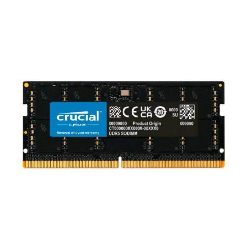 Crucial ct32g48c40s5 memoria ram 1x32gb 4.800 mhz tecnologia ddr5 tipologia sodimm cl40 black