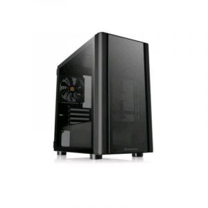 Thermaltake v150 tg case micro tower in vetro temperatocolore nero