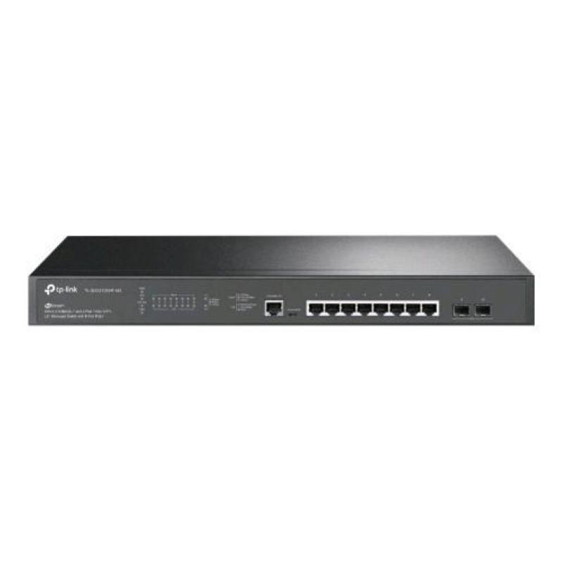 Tp-link tl-sg3210xhp-m2 switch gestito l2+ 2.5g ethernet 8 x 10/100/1000 + 2 x sfp+ poe+ (240 w)