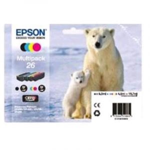 Epson multipack 26 cartucce nero+ciano+magenta+giallo