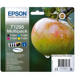 Epson t1295 multipack 7ml-11,2ml nero ciano magenta giallo