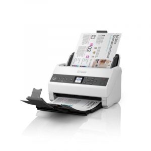 Epson workforce ds-730n scanner documenti display lcd 1.44 a4 600×600 dpi ready scan led scansione in rete stand-alone bianco grigio