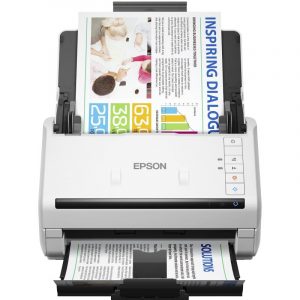 Epson workforce ds-770ii scanner per documenti a4 600×600 dpi display lcd ready scan led jpeg pdf tiff bianco nero